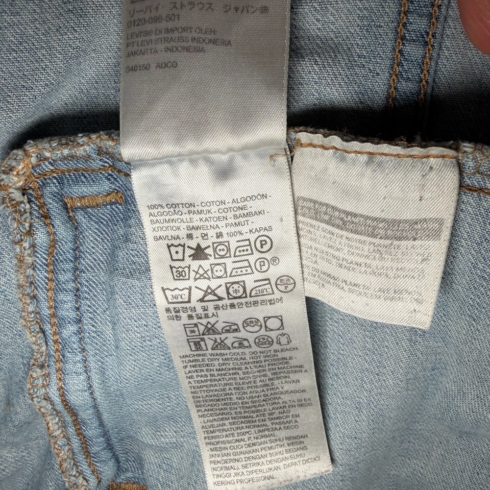 Levi's Classic Light Blue Jean Jacket - Picture 5 of 8